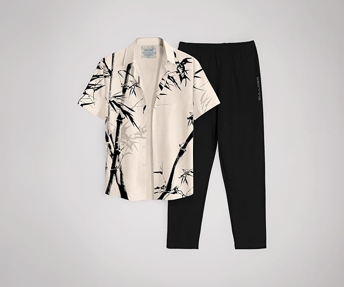 White t-shirt and black pant
