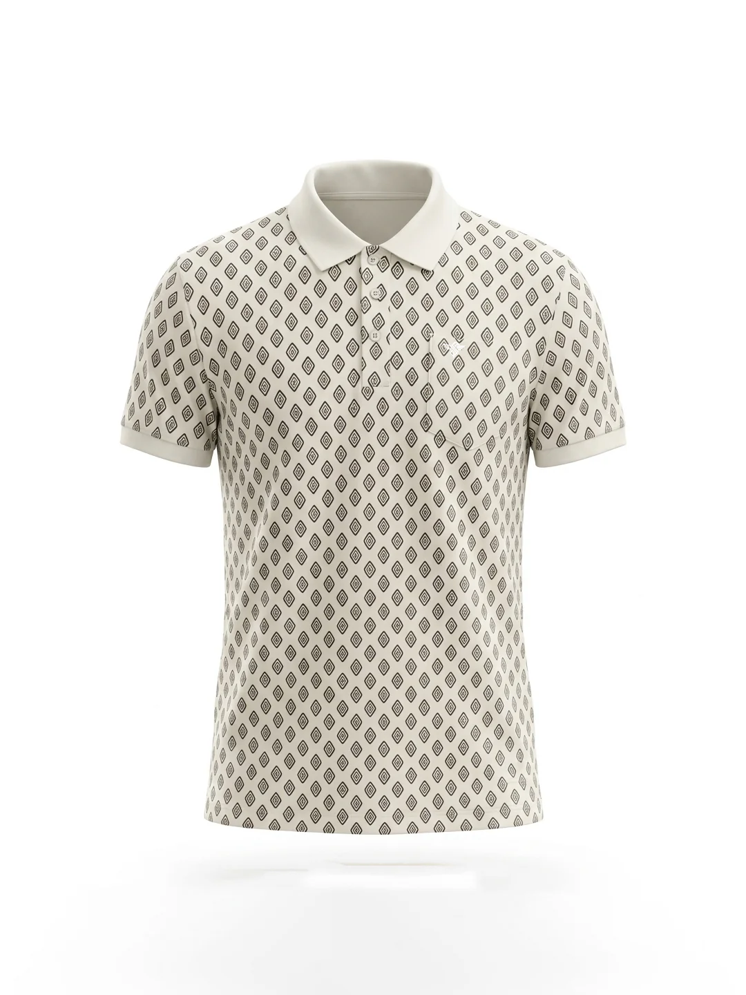 Creamish Designer T-shirt Men
